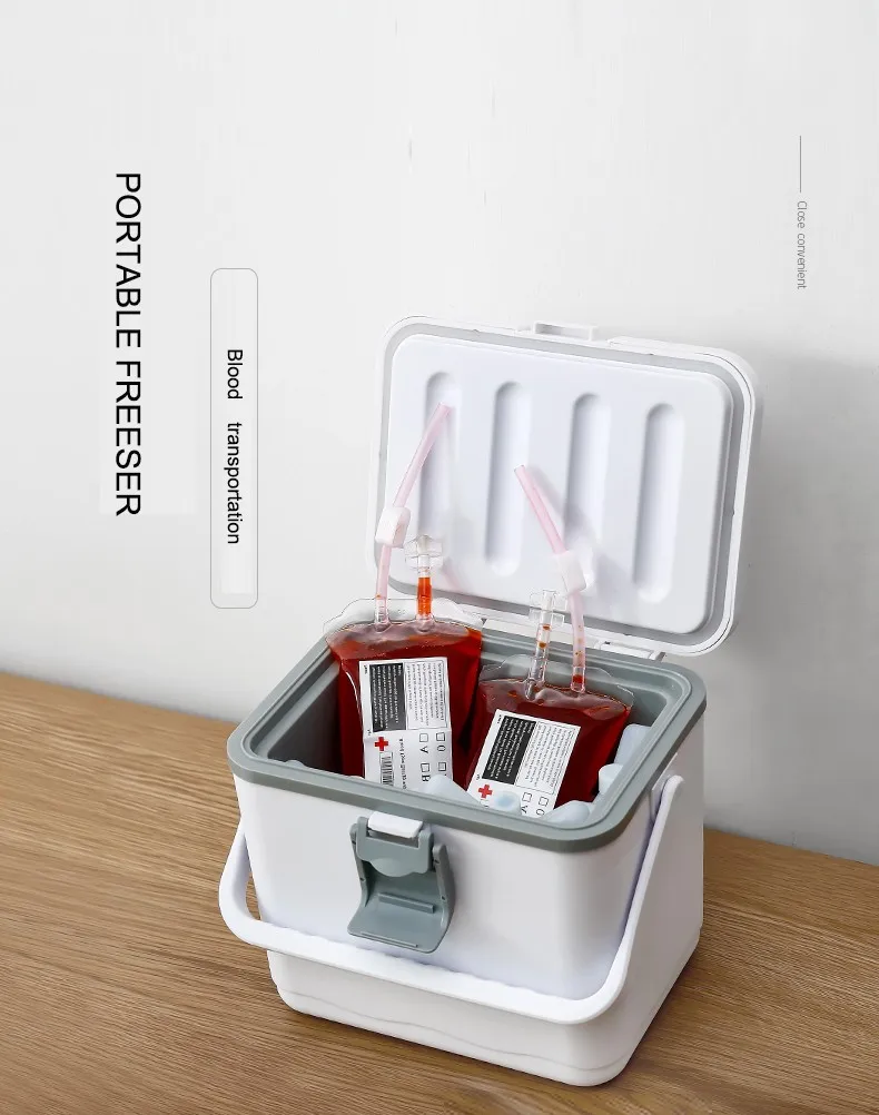 For Blood Transport Cooler Box Keep The Temperature At 28 Degree 12