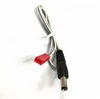 customized 24awg 5.5*2.1 mm dc plug to JST 2PIN connector cable