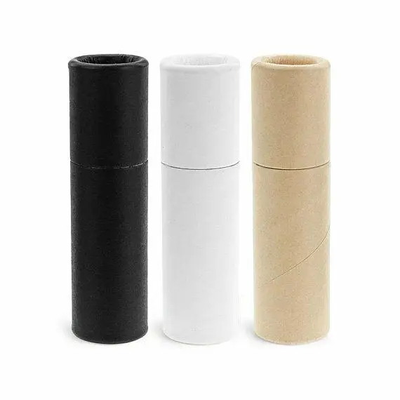 

Eco friendly kraft paper cardboard push up paper tube for lip balm 0.3oz