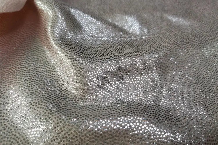 Poly/lycra Hologram Foil Print Knit Fabric - Buy Foil Print Knit ...