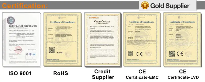 Certification
