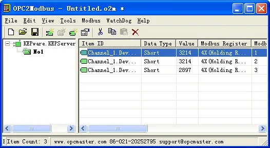 Opc2modbus - Seamless Modbus OPC Server Integration