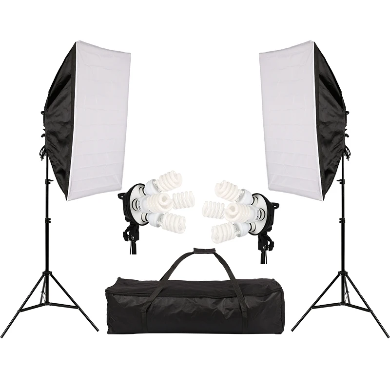 

Photography Studio Continuous Soft Box Kits, Black