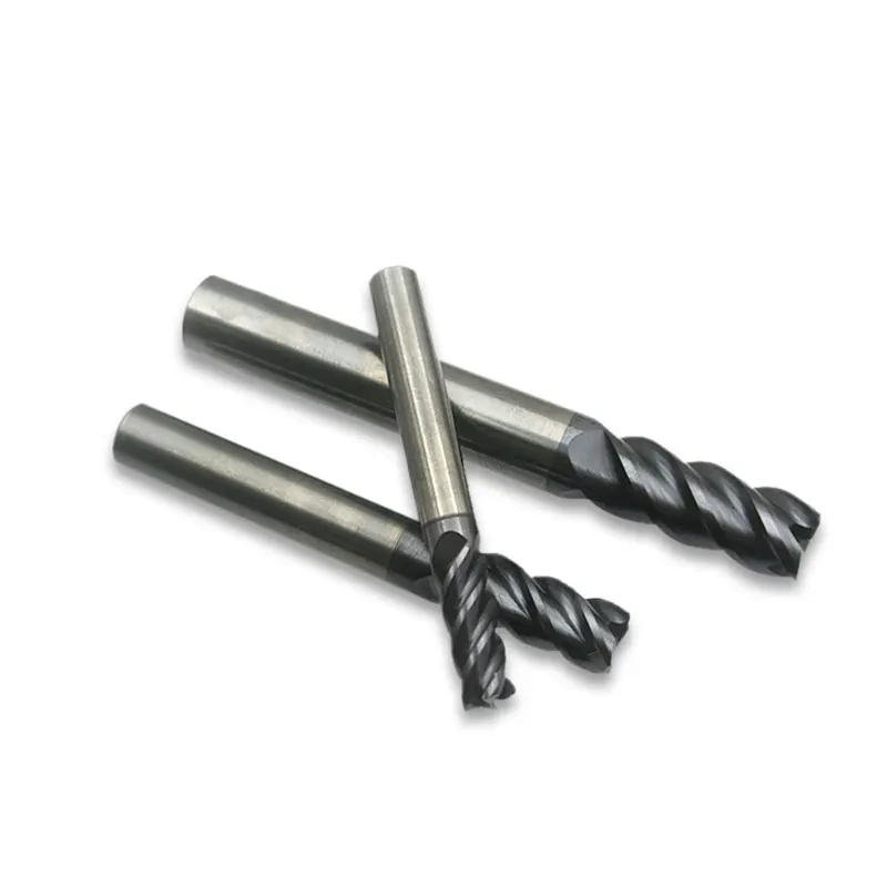 

HRC45 Solid carbide end mills with 4 flute flattened end mill