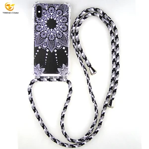 Clear TPU Necklace Phone Cases iPhone 5 to Max