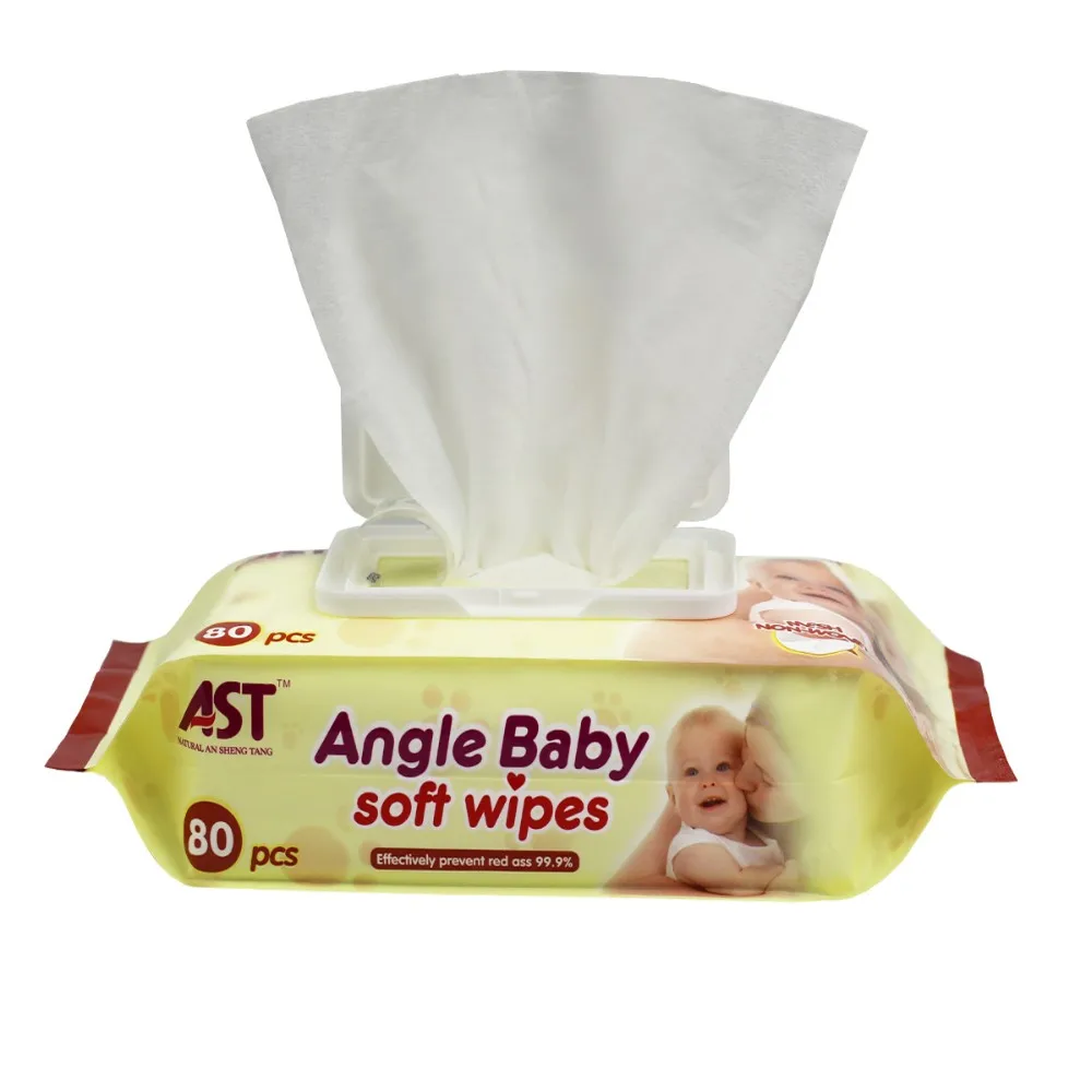 Baby Dry Disposable Cotton Facial Wipes Tissue Baby Body Hands Cleaning
