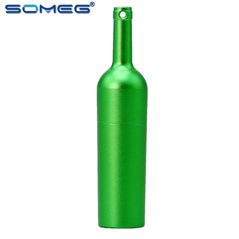 USB Flash 4GB Metal Matte Red Wine Bottles 8GB 16GB 32GB 64GB 128GB Usb 2.0 Memory Stick U Disk Pen Drive Pendrive - ANKUX.COM
