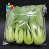 Custom printed punch hole clear breathable opp cellophane plastic fresh vegetables packaging bag