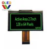 2.7'' 2.7inch 2.7 inch 128x64 resolution white green or yellow mono colour oled display UG-2864ASGDT06 ssd1325 driving IC