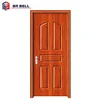 Elegent Top mounted solid wood sliding door full set,no paint wooden single panel room door