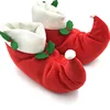 Hot Sale Christmas Decorations Christmas Flocking Boots Christmas Candy Boots