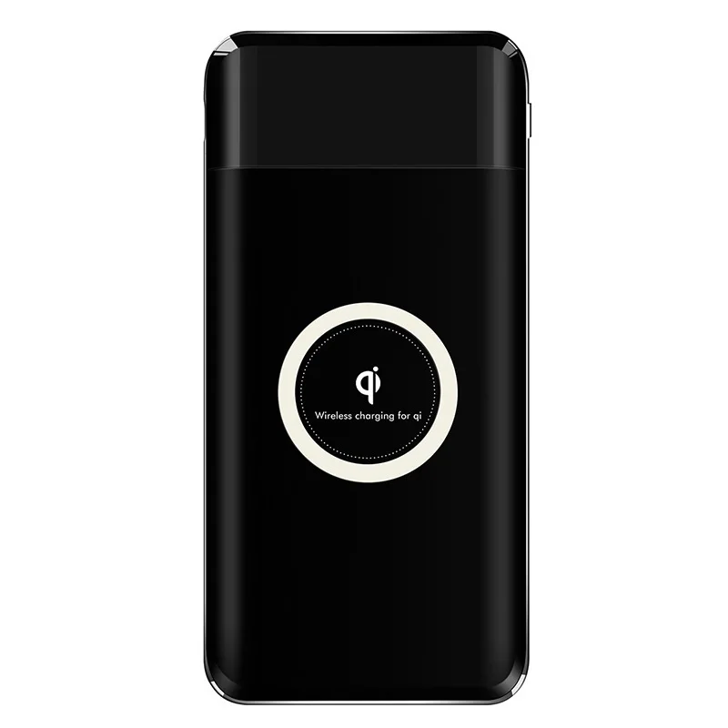 

Qi Wireless Charger Portable Wireless Power Bank 10000mAh Type-c 2.1A Powerbank Quick Charger for Mobile Phone External Battery, Black;white;gray