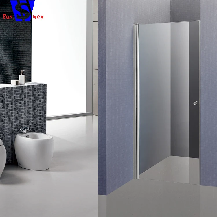 6mm Tempered glass cheap sliding shower door, bathroom sliding shower door, frameless glass shower door