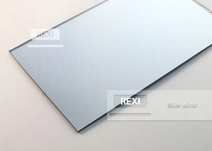 Extra Clear Double Coated Silver Mirror Glass Sheets in Various Thicknesses