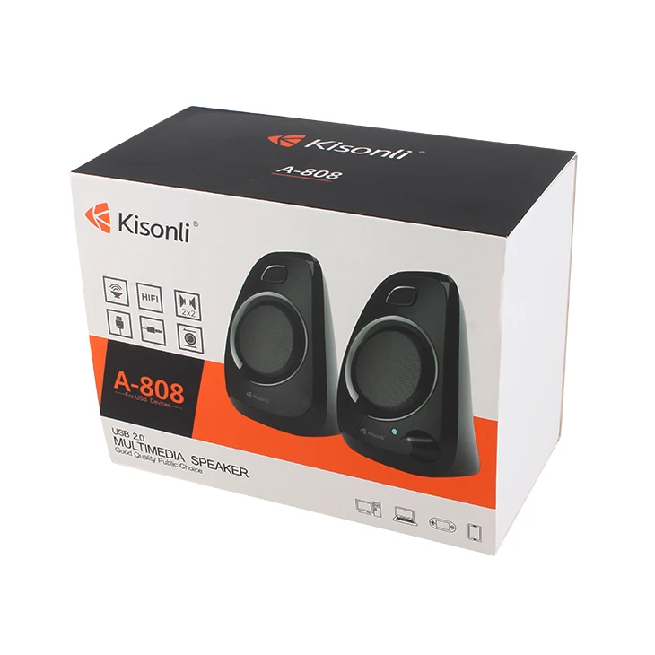 Kisonli Best Quality OEM PC Woofer 4ohm USB 2.0 Stand Speakers Home Theatre System - ANKUX.COM