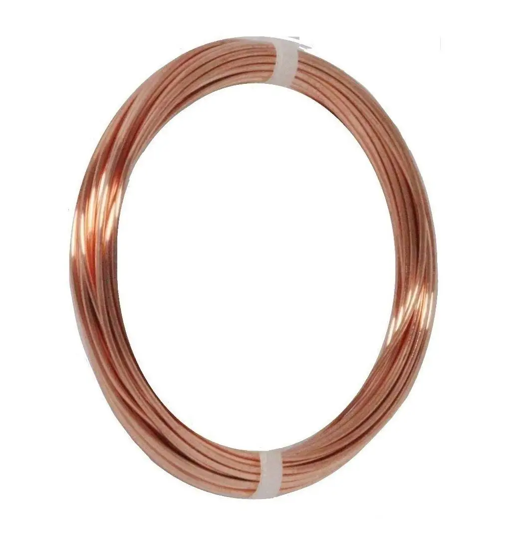 12 AWG Bare Round Solid Copper Wire 100 Ft spool 99.9% pure Made In USA
