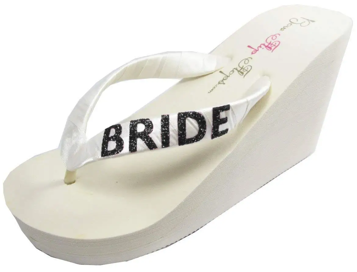 cheap bridal flip flops