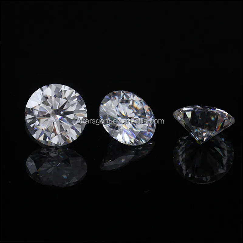 

Synthetic moissanite round 5mm 0.5ct moissanite price per carat