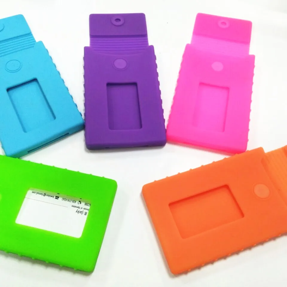 Custom Design Student Silicone Rubber Id Card Holder Buy Silicone Id