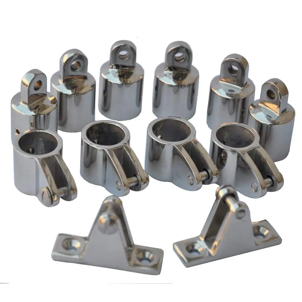 Nylon 4Bow Bimini Top Yacht Boat Fittings Hardware 7/8" Marine Auto
