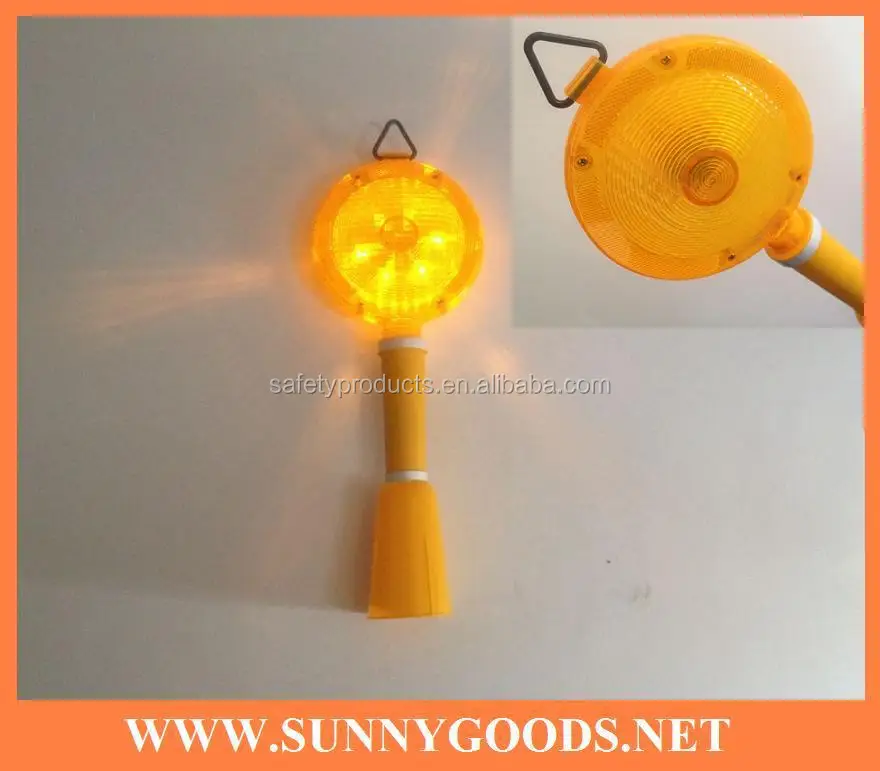 6pcs Yellow Leds Battery Operated Road Safety Blinker Light Buy Road