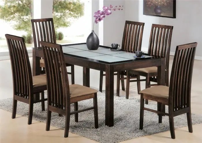 Juego de comedor, muebles de comedor, juego de comedor de madera ... Juego de muebles de madera