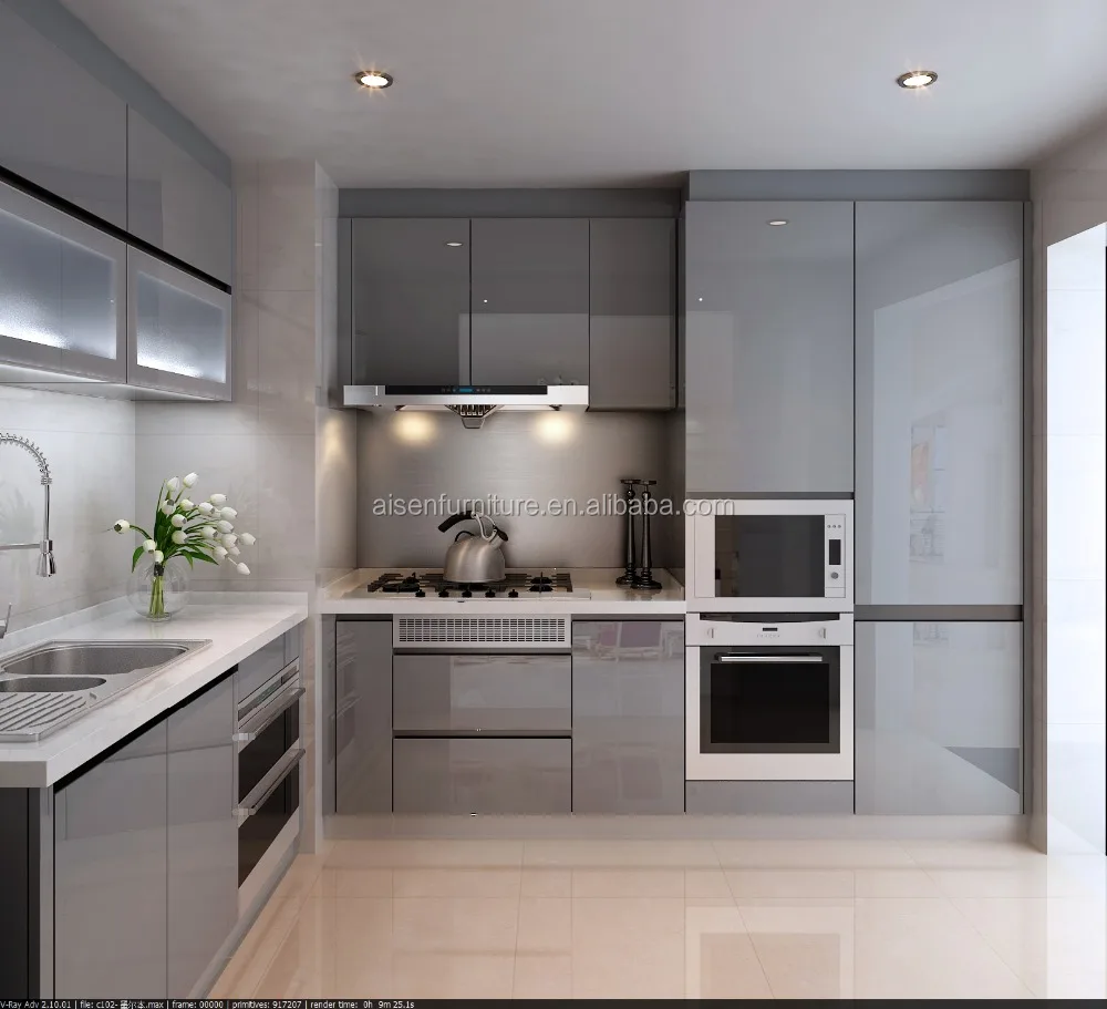Fabbrica direttamente moderno semplice armadio da cucina con ...