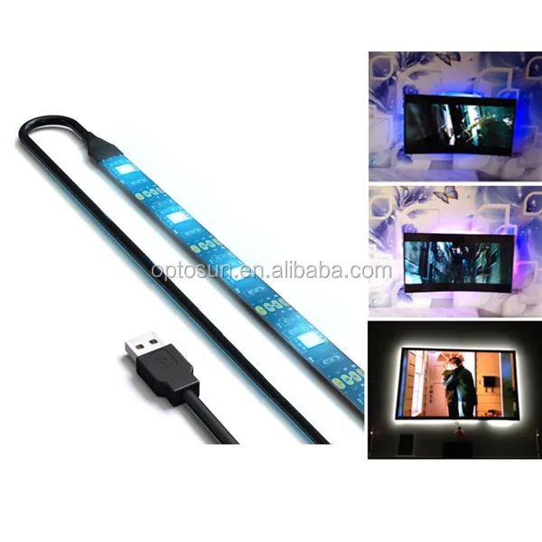 Home use TV Back LED Strip Light 1M 2M 3M 4M 5M USB 5050 RGB LED Strip 1meter IP65 Waterproof TV Back Lighting cheapest price