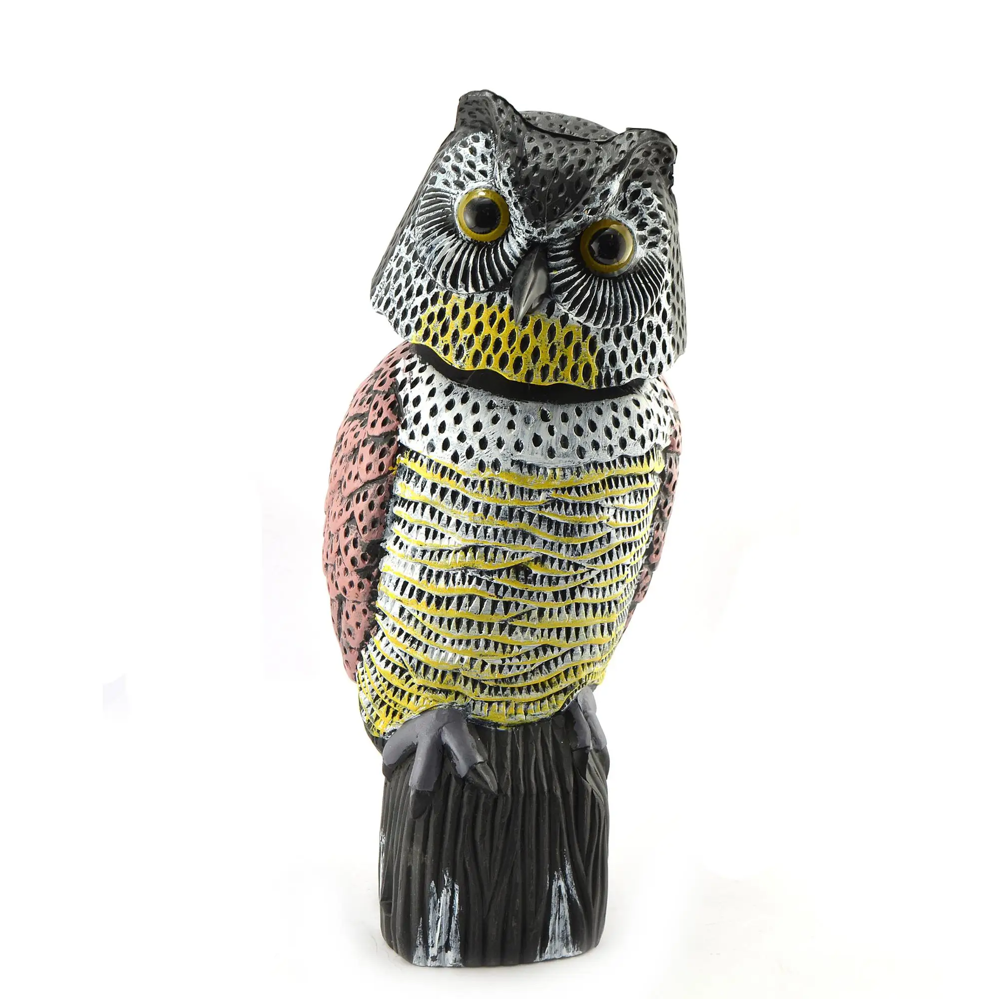 

Custom mosaic scare owl sitting stakes popular sale colorful garden decoration