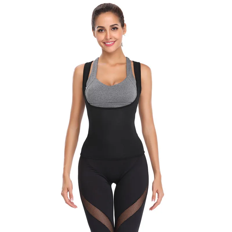 

S-3XL Hot Sale Sexy Corset Sports Vest Gym Clothes Women Plus Size Clothing Body Shaping Slim Abdomen E1020