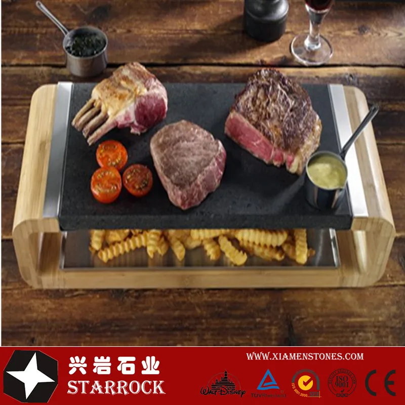
cooking stone ceramic plate and 3 dishes cooking grills 