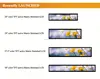 Bus internal ads Stretched industrial lcd monitor