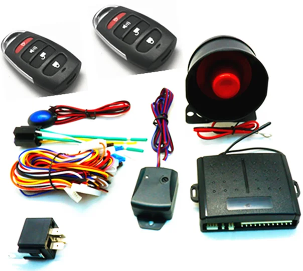 Keyless Car Alarm System With Flip Key Remote Controller Buy Steel