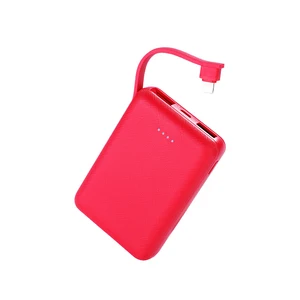 USB Mobile Mini Portable 10000mAh Power Bank Cable