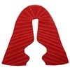 China factory custom made semi-finished different shape knitting fabric vamp running shoe upper with multi color