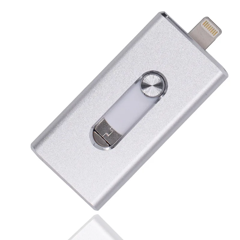 

Wholesale best price Micro Drive New product customized logo OTG USB Flash Drive16gb 32gb 64gb metal U disk for iphone, Custom colors
