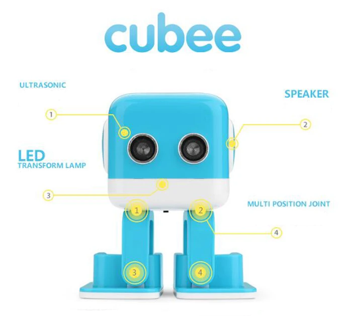 WL Toys F9 Cubee - Programmable Robot Toy for Education