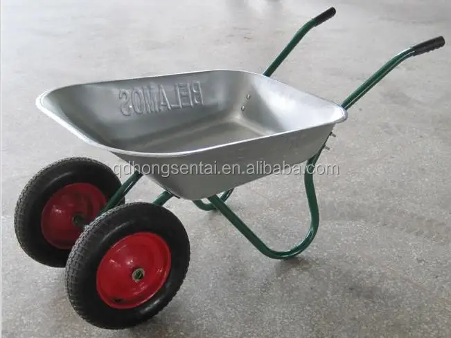 heavy duty plastic and steel wheelbarrow with two wheel.jpg