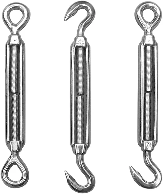 Black Iron Mini Turnbuckle Galvanized 16mm Decorative Pipe Turnbuckles