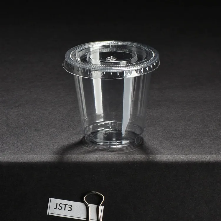 100ml 62mm Disposable Clear Pet Tasting Cups Plastic Portion Cup Mini
