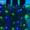 holiday lighting solar powered led net light for holiday home use