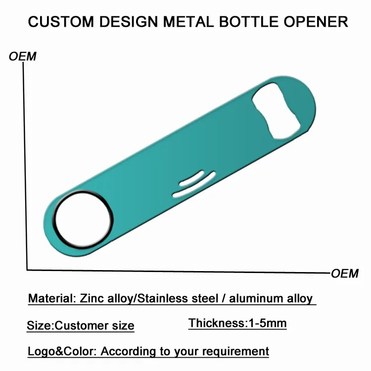 Baseball Bat Wooden Handle Bottle Opener