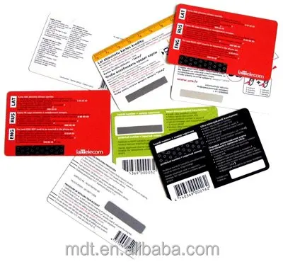 

SMDT high quality Plastic PVC scratch off card PROMOTION