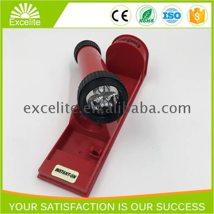 wall-mounted flashlight