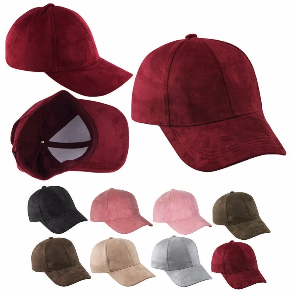 suede baseball cap womens