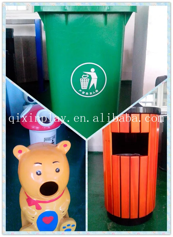Chinese Manufacturer Cool Design Large Garbage Bins Waste Bin Qx149b