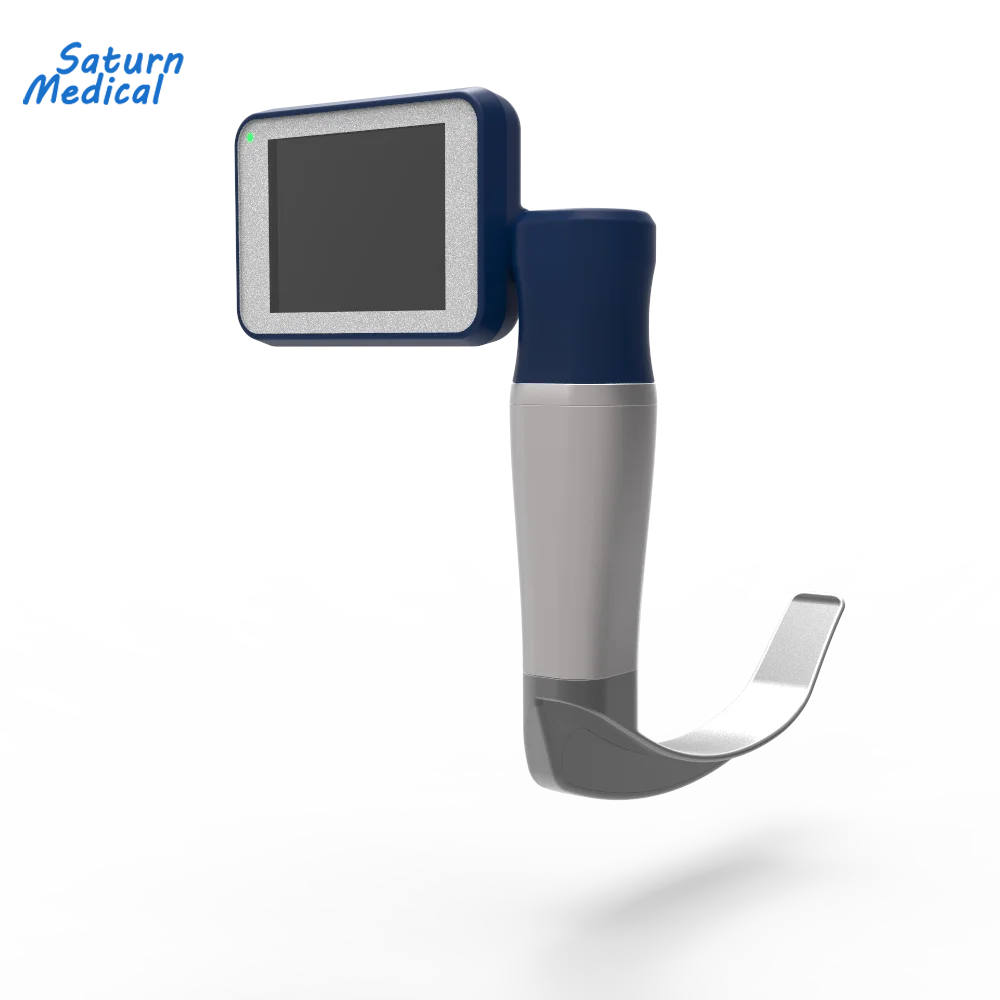 
Medical anesthesia reusable video laryngoscope with LCD display with Mac 3 adult blade 