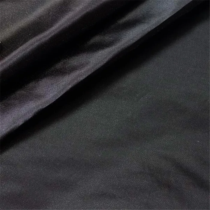 2018 de moda de color negro rayón viscosa tela para vestido/vestido de ...