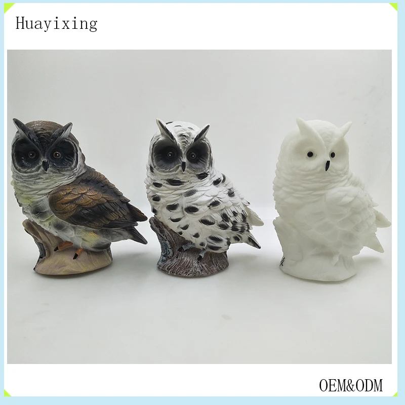 small plastic owl figurines