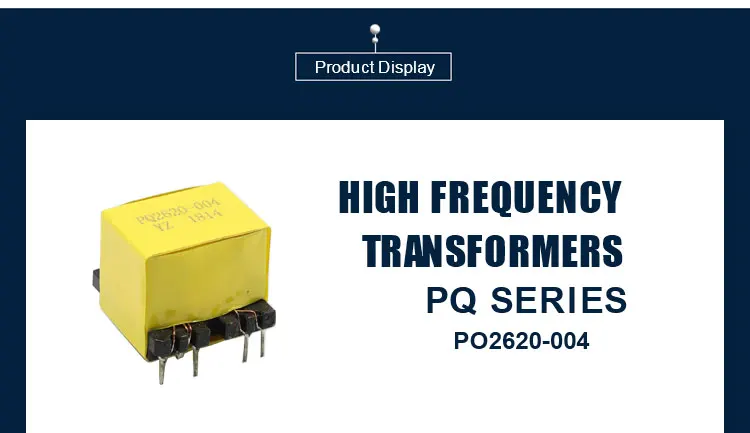 220v 12v PQ Series PQ2620-004  Flyback Toroidal High Frequency Transformer For Switching Power Supply